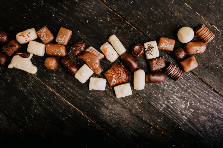 pralines-verkoop