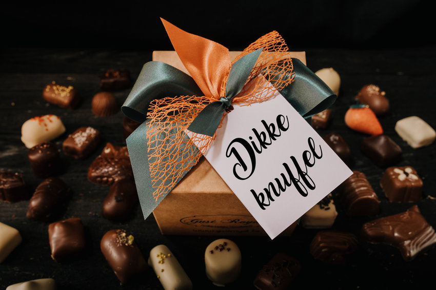 Doosje pralines 750 gr