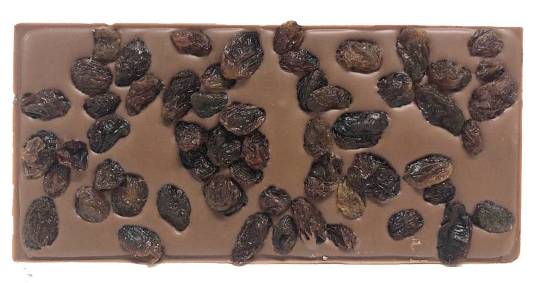 Chocoladetablet rozijnen M
