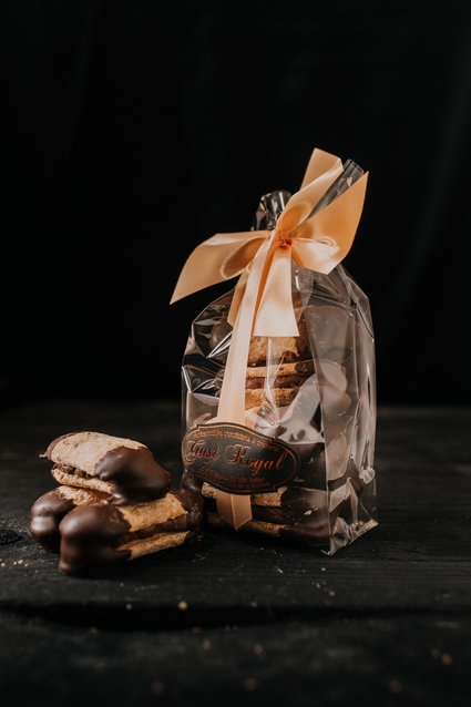 Bokkenpootjes met melk chocolade